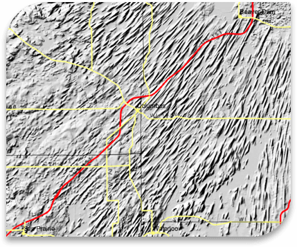 Prairie Ridge Geography