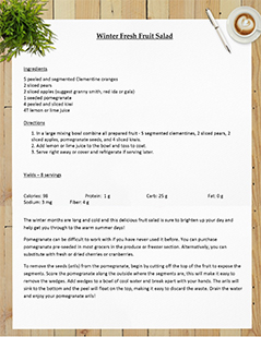 Day 15 Swap Fruit for Dessert