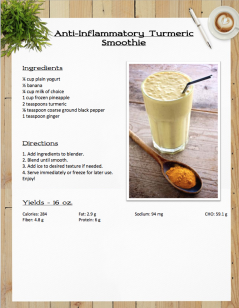 Anti-Inflammatory Turmeric Smoothie