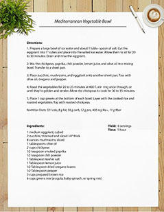 Mediterranean Vegetable Bowl